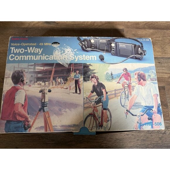 Set of 2 Radio Shack Voice Operated Two-Way Communication System TRC-506 Vintage - Picture 1 of 6